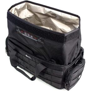 Mission Darkness Padded Utility Faraday Bag // Tactical Gear Bag with MOLLE Webbing and RF Signal Blocking Liner // Shields Delicate Electronics (Night Vision Goggles, Scopes, Cameras, Optics, Phones)