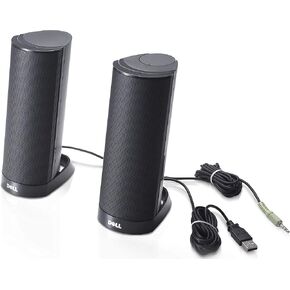 Dell AX210 USB Stereo Speaker System (W955K), Black