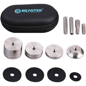 BICASTER Archery Stabilizer Weights Stainless Steel Total 8 Ounces