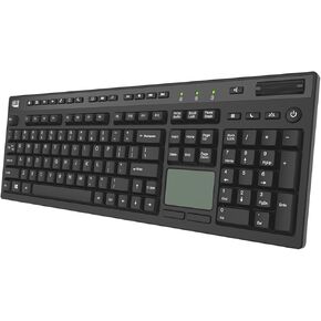 Adesso EasyTouch 445 Multi-Channel Wired Touchpad Keyboard, Black (AKB-445UB)