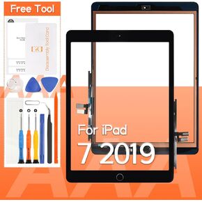 Screen Replacement for iPad 7 7th/ 8 8th Gen 10.2 inch,for iPad 7th 8th Generation A2197 A2198 A2200 A2270 A2428 A2429 A2430 Touch Screen Panel Digitizer Full Assembly Repair Kits