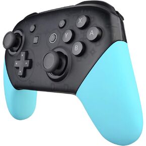 مقبض مقبض بديل للاستبدال الأزرق من Heaven Heaven من أجل وحدة التحكم في Nintendo Switch Pro ، DIY Custom Hand Grip Shell لـ Nintendo Switch Pro - وحدة تحكم غير متضمنة