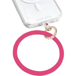 Case-Mate Phone Bangle Bracelet & Keychain Wristlet for Women - Detachable Wrist Key Ring Bracelet with Tether Tab - Fits iPhone, Galaxy, Pixel and Other Phone Cases - Nude