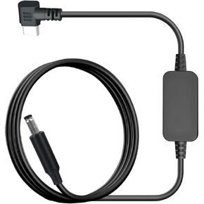 Baby Car Camera Cable (Type C) DC5521 to USB c 12V Power Cord Adapter, Used to Connect Cigarette Lighters, Car Chargers (9.84FT)
