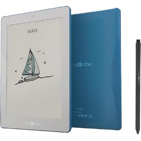 Wave - Color | 7.8" 64G Waterproof E-Book Reader for Reading, Writing & Sketching | Glare-Free Paper-Like Color Display | Bluetooth Enabled | Includes Stylus and Cover