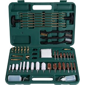 Universal Gun Cleaning Kit, Gun Brushes for All Caliber Pistol, Shotgun and Rifle with Brass Rods and Portable Case, Ideal Gifts for Men