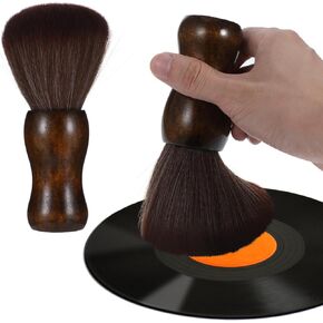 Anti-Static Record Cleaner Vinyl Record Cleaning Brush Fine Fiber Bristles Dust Remover Wooden Record Brush Accessories CD Album Care for Vinyl Albums Christmas Music Lovers