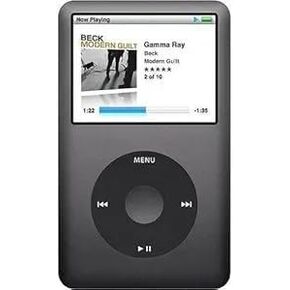 Music Player Compatible lpod Classic 7th Generation 160GB, Space Gray, with Accessories in White Plain Box