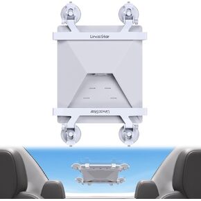 Starlink Mini Mount for Car,Starlink Mini Accessories,Starlink Mini Suction Cup Mount,linkoostar Starlink Mini Car Mount Kit for Sunroof/Front/Rear Window/Roof