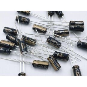 12PCS 4.7uF 50V Elna RFS Silmic II Audio Grade, 85 Degree high Temperature Capacitor 5x11 mm for high-end Audio