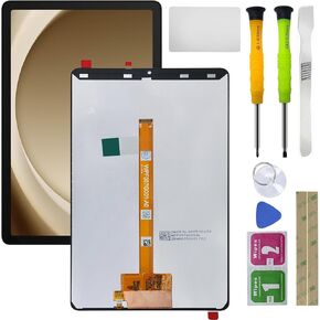 Galaxy Tab A9 LCD Screen Replacement for Samsung Galaxy Tablet Tab A9 8.7" Wi-Fi SM-X110 LCD Display Digitizer Touch Screen Assembly Replacement 8.7 inch Black+Tools
