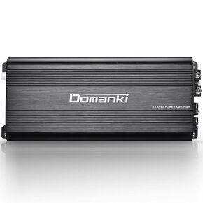 SDT1000 Amplifier Car Audio 1000 Watts Compact Class D Monoblock Car Amp Low Pass Crossover MOSFET Power Supply 1 Ohm Stable