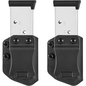 2-Pack Universal Mag Carrier IWB/OWB Magazine Holster for 45 ACP Single Stack Magazines