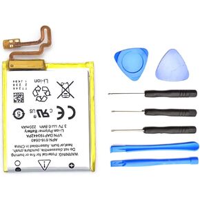 616-0640 Battery 616-0639 Compatible with iPod Nano 7 7th Gen 16GB A1446 MD481LL/A with Tools Kit