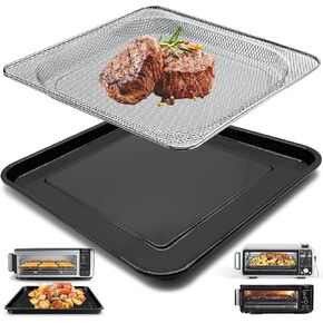 Air Fryer Grill Pan Basket for Ninja Foodi SP101 Digital Air Fryer Countertop Oven, Air Fryer Grill Plate Crisper Plate Rack Accessories Replacement Parts Tray for Ninja Foodi SP100 SP1001C SP201