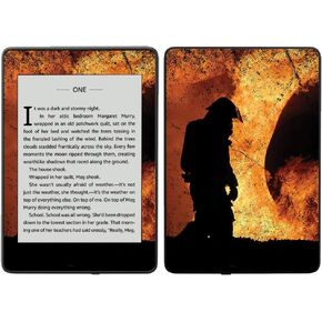 MightySkins Skin Compatible with Amazon Kindle Paperwhite 2018 (Waterproof Model) - Firefighter | Protective, Durable, and Unique Vinyl Decal wrap Cover | Easy to Apply, Remove| Made in The USA