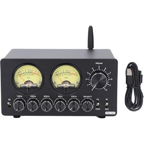 Audio 5 Band Equalizer, Band Sound Equalizer Professional Equalizer Sound System Digital Equalizador 5 Band EQ Preamp Equalizer for Home Stereo, Computer Speakers, Amplifiers