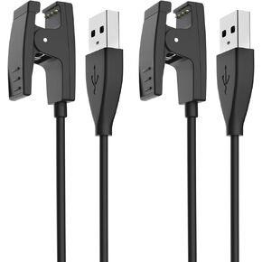 2Pack شحن مقطع ل Garmin النهج S20/G10 Forerunner 235/35/64/230/630/645/645 الموسيقى/735xt/vivomove HR/LILY/LILY 2 كابل بيانات مزامنة الشاحن البديل [3.3ft] in Kuwait