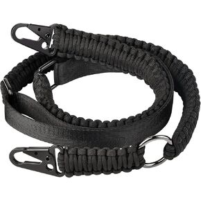 CVLIFE 550 Paracord Sling Adjustable Length with Larger Opening Metal Hook