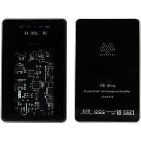 HiFiGo Muse HiFi M5 Ultra Bluetooth Portable DAC & AMP, Headphone Amplifier with Low, Medium, and High Gain Modes and 7 Filter Mode Adjustments (M5Ultra)