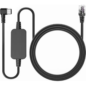 Radar Detector Power Cable, USB-C to RJ11 Cable,Replacement Radar Detectors Power Cable,for Escort Beltronics Radenso XP Whistler and Other RJ11 Plug Radar detectors.