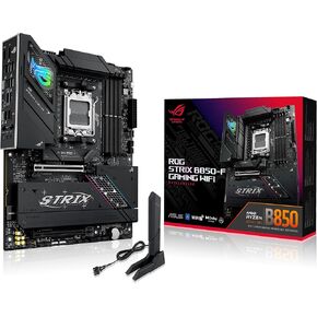 ASUS ROG Strix B850-F Gaming WiFi AMD AM5 B850-F ATX Motherboard 16+2+2 Power Stages, AI PC, DDR5 AEMP, WiFi 7, 4X M.2, PCIe® 5.0, Total Support of 19 USB, 20Gbps Type-C®, AI Networking II, Aura Sync