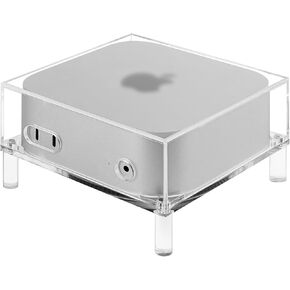 Geekria Desktop Computer Cover, Clear Acrylic Dust Cover Compatible with Apple 2024 Mac Mini Desktop Computer, Apple 2024 Mac Mini M4, Apple 2024 Mac Mini M4 Pro Stand - Accessories