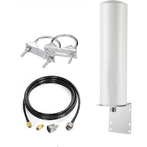 High Gain 10dBi Wideband Omni Directional GSM CDMA 3G/4G/ LTE/Wi-Fi Universal Antenna for Wilson Cell Phone Amplifier Cellular Signal Booster and Other USA/Canada Carriers Cellular Router, Eifagur