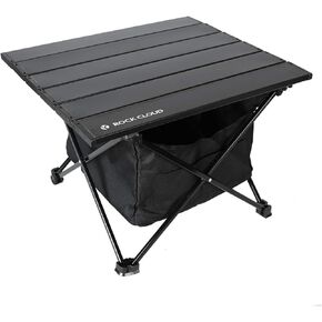 ROCK CLOUD Portable Camping Table Ultralight Aluminum Camp Table with Storage Bag Folding Beach Table for Camping Hiking Backpacking Outdoor Picnic