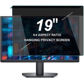 19 Inch Computer Privacy Screen for 5:4 Computer Monitor,Removable Hanging Type Anti Spy Screen Privacy Shield,Block Blue Light Glare to Protect Your Eyes,WxH:15.39X12.59In