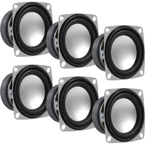 6Pcs 2" 4Ohm 3W Full Range Audio Speaker Stereo Woofer Loudspeaker