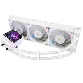 Thermalright Hyper Vision 360 ARGB White CPU AIO Cooler,PC 360 Specification Water Cooler System,3.95in Screen High Performance Pump,IPS LCD Screen with 480x480 Resolution,for AM4/AM5;Intel 1700/1851