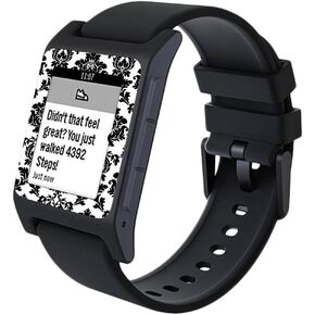 MightySkins Skin Compatible with Pebble 2 SE Smart Watch - Vintage Damask | Protective, Durable, and Unique Vinyl Decal wrap Cover | Easy to Apply, Remove, and Change Styles | Made in The USA