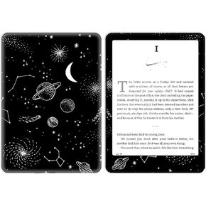 Sticker Skin Decal for Kindle, Full Wrap Protective Vinyl Sticker for Kindle Paperwhite (12th Generation) and Colorsoft Signature (2024 Release)- Space