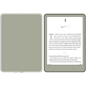 Sticker Skin Decal for Kindle, Full Wrap Protective Vinyl Sticker for Kindle Paperwhite (12th Generation) and Colorsoft Signature (2024 Release)-Sage
