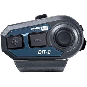 ChatterBox! BiT-2 Bluetooth Headset | Single Rider Helmet Communicator | Motorcycle Headset | Bluetooth | Pair with Smartphone | Water Resistance | High Definition Speaker System