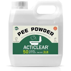 Pee Powder Gel -4lb Rapid 60-Second Absorption & Odor Neutralizer for Portable Toilets, Camping, and Outdoor Essentials