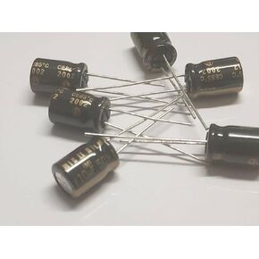 6PCS 10uF 50V Elna RFS Silmic II Audio Grade, 85 Degree high Temperature Capacitor 8x11.5 mm for high-end Audio