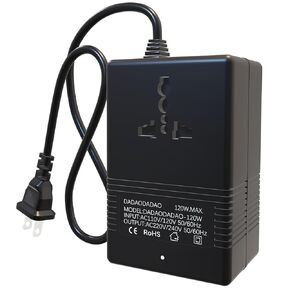 Voltage Converter 110v to 220v Step Up Transformer 110v to 220v 110v to 220v Converter Boost Converter 120v to 240v Adapter Transformador de 110 a 220 Travel Adapter 110v to 220v Outlet (120W 47in)