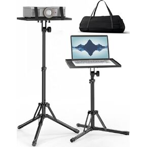Projector Stand Tripod Adjustable from 26" to 38", Foldable Laptop Floor Stand with Lift Switch, Tripod for Projector with Carry Bag,Portable Podium Stand for Office, Home,Stage, Studio, Dj Racks