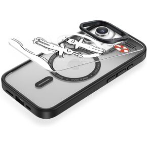 Phone case for iPhone 15 Pro,Changeable Back Cover with Magsafe Accessories,Juju Series Cute Style for Girls,Shockproof Protevtive Phone Case,Juju Freedom