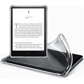 Clear Case for 6" Kindle 2024 and 2022 (11 Generation) Ultra Thin Scratch-Proof TPU Protection Silicone Cover - Compatible with iPhone MagSafe, for Samsung/Belkin/Anker Wireless Charging Pads