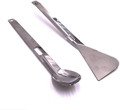 ملقط الخائن ، spork و spatula | الكل في واحد ملقط ، ملعقة ، ملعقة ، شوكة ، أواني للتخييم في الهواء الطلق في الهواء الطلق وتناول الطعام | سحى الظهر | خفيفة الوزن ومحمولة | الانتهاء من البولندية in Saudi Arabia