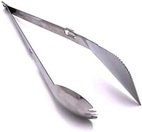 ملقط الخائن ، spork و spatula | الكل في واحد ملقط ، ملعقة ، ملعقة ، شوكة ، أواني للتخييم في الهواء الطلق في الهواء الطلق وتناول الطعام | سحى الظهر | خفيفة الوزن ومحمولة | الانتهاء من البولندية in Saudi Arabia