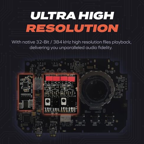 G8 – Hi-Res Gaming USB DAC with Dual USB Audio Mixing and Fully Customizable Acoustic Engine and 10-Band Equalizer in Saudi Arabia