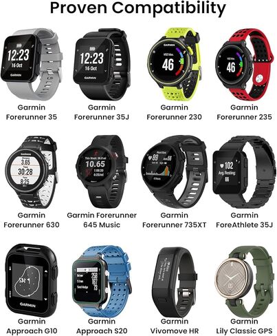 2Pack شحن مقطع ل Garmin النهج S20/G10 Forerunner 235/35/64/230/630/645/645 الموسيقى/735xt/vivomove HR/LILY/LILY 2 كابل بيانات مزامنة الشاحن البديل [3.3ft] in Kuwait