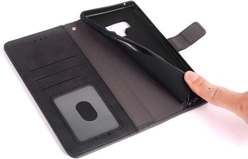 Asuwish Compatible with iPhone 14 Plus 6.7 inch Wallet Case Leather Wrist Strap Lanyard Flip Cover Card Holder Cell Phone Cases for i-Phone 14+ iPhone14Plus 5G i i14 + iPhone14 14Plus Women Men Black in Saudi Arabia
