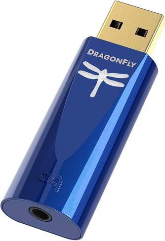AudioQuest Dragonfly USB Stick DAC حزمة DAC مع AudioQuest JitterBug (2 pack) مرشح ضوضاء الطاقة USB - الكوبالت in Kuwait