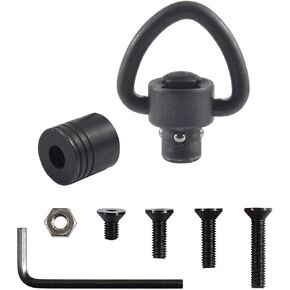 Quick Detach 1Inch swivels Mount QD Loop Adapter Kit with 4 Screws + 1 nut + 1 Wrench