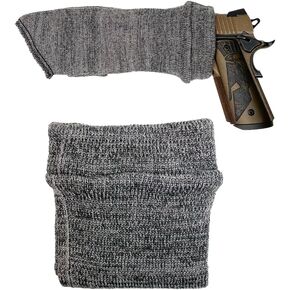 14x4 inch Handgun Sock Cover, Non-Destructive, Easy-Slide, Rust-Preventing Silicone Cover Case